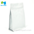 250g Matte White Coffee Bag with Valve